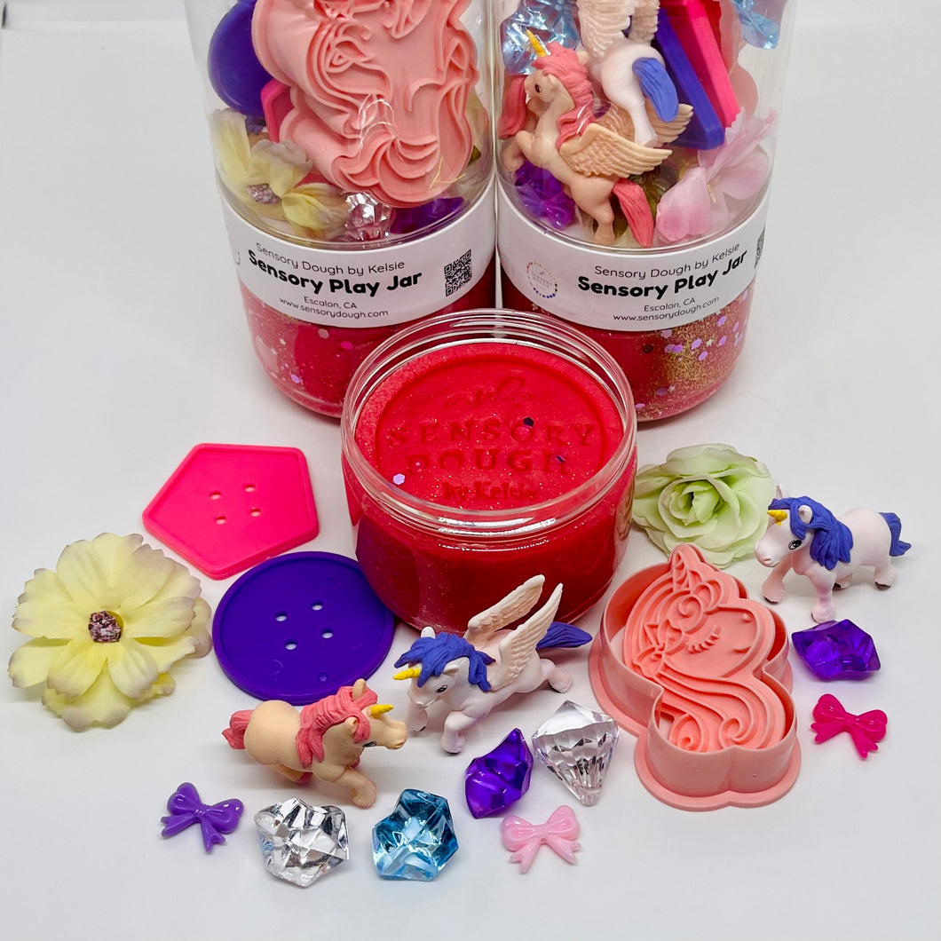 Sensory Dough play kit: Unicorn