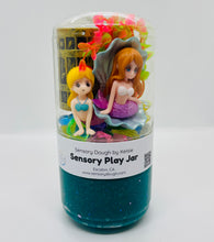 Load image into Gallery viewer, Sensory Dough Play Jar: Mermaid