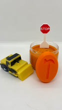 Load image into Gallery viewer, Toddler Sensory Play Jar: Construction **no small parts**