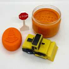 Load image into Gallery viewer, Toddler Sensory Play Jar: Construction **no small parts**