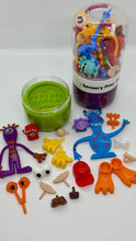 Load image into Gallery viewer, Sensory Dough Play Jar: Build a Monster