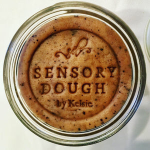 Mocha sensory dough