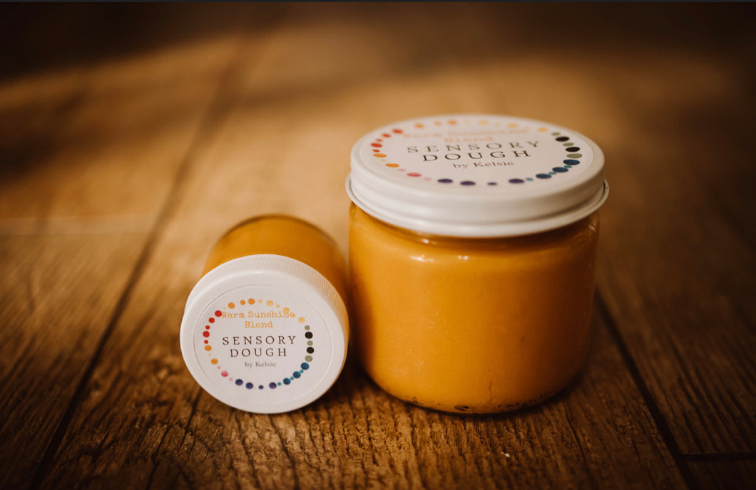 Warm Sunshine blend sensory dough
