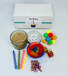 Sensory Dough play kit: Birthday