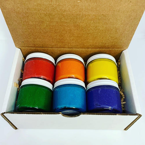Set of 6 classic 2 oz sensory dough